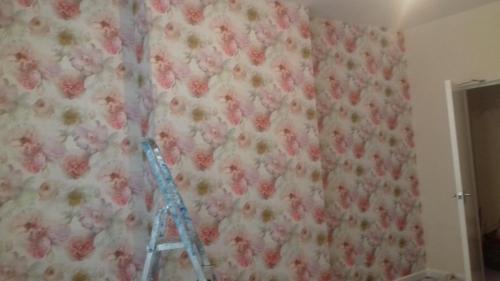 Rosey feature wall 2