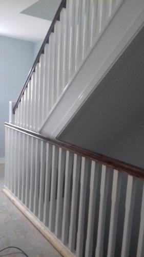 Stairs Cosy Homes painted stained and laquered